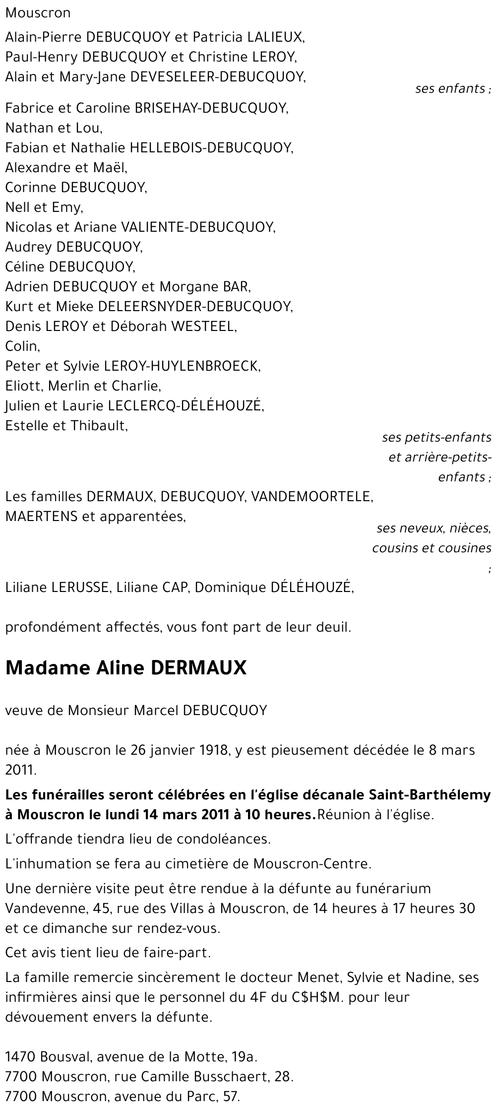 Aline DERMAUX