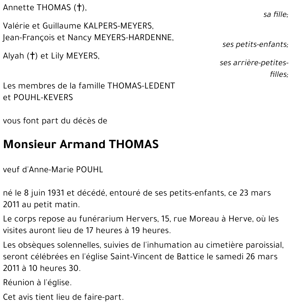 Armand THOMAS