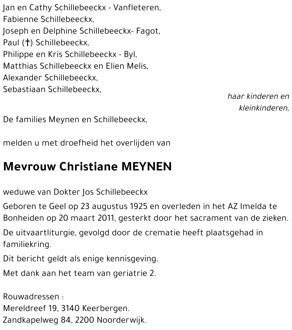 Christiane MEYNEN