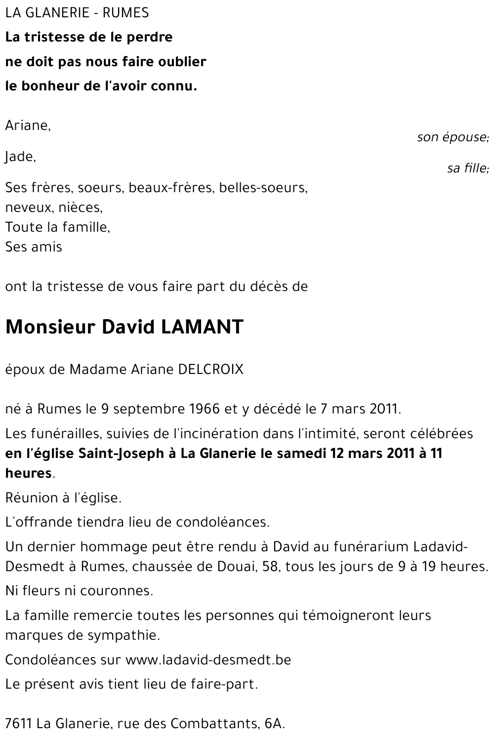 David LAMANT