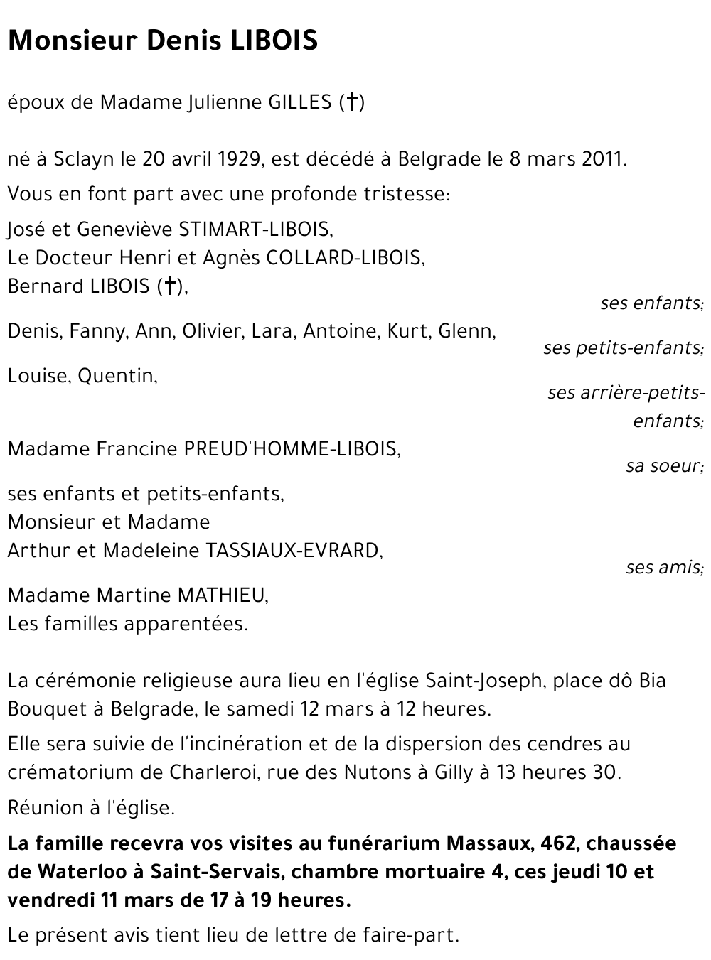 Denis LIBOIS