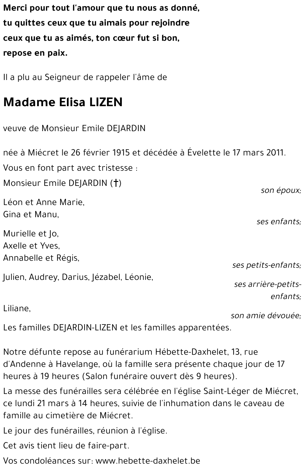 Elisa LIZEN