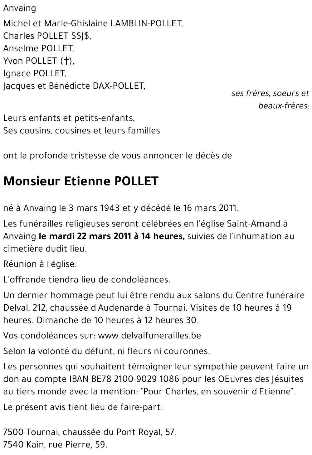 Etienne POLLET