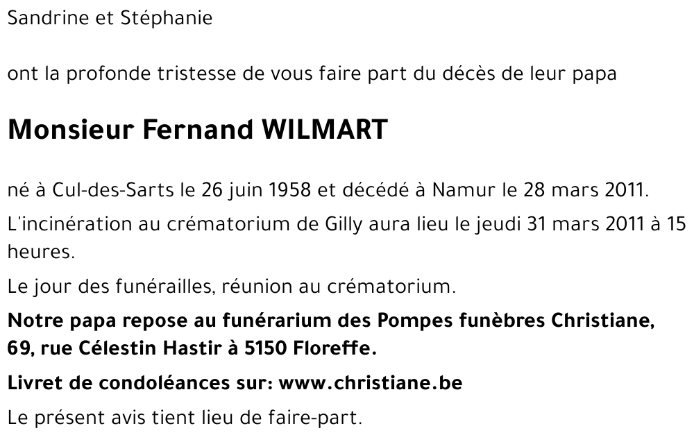 Fernand WILMART