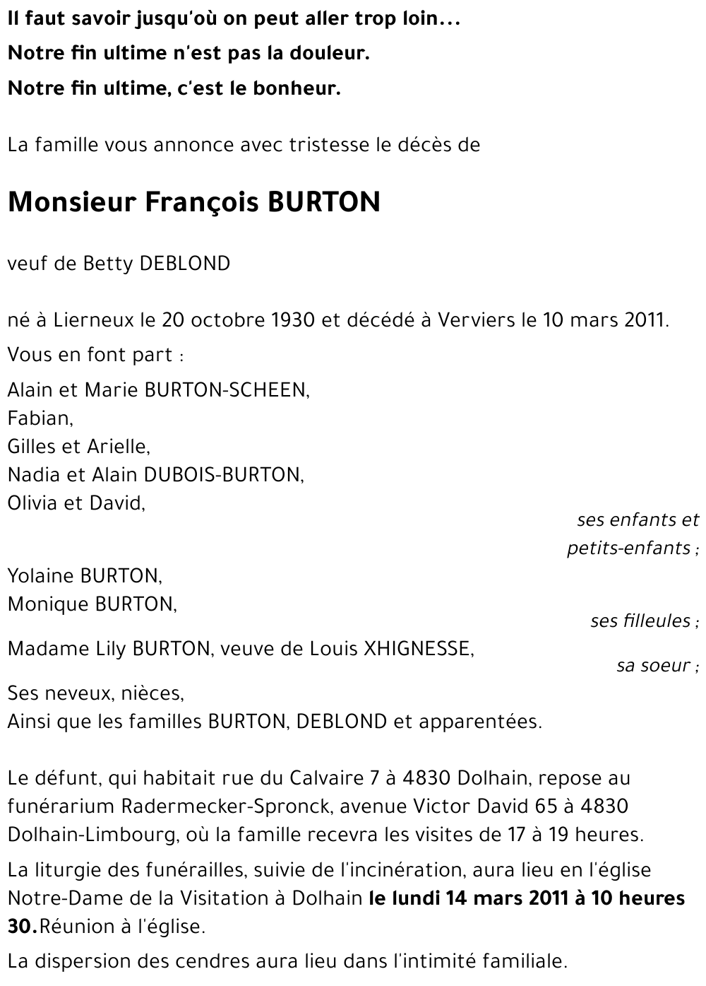 François BURTON