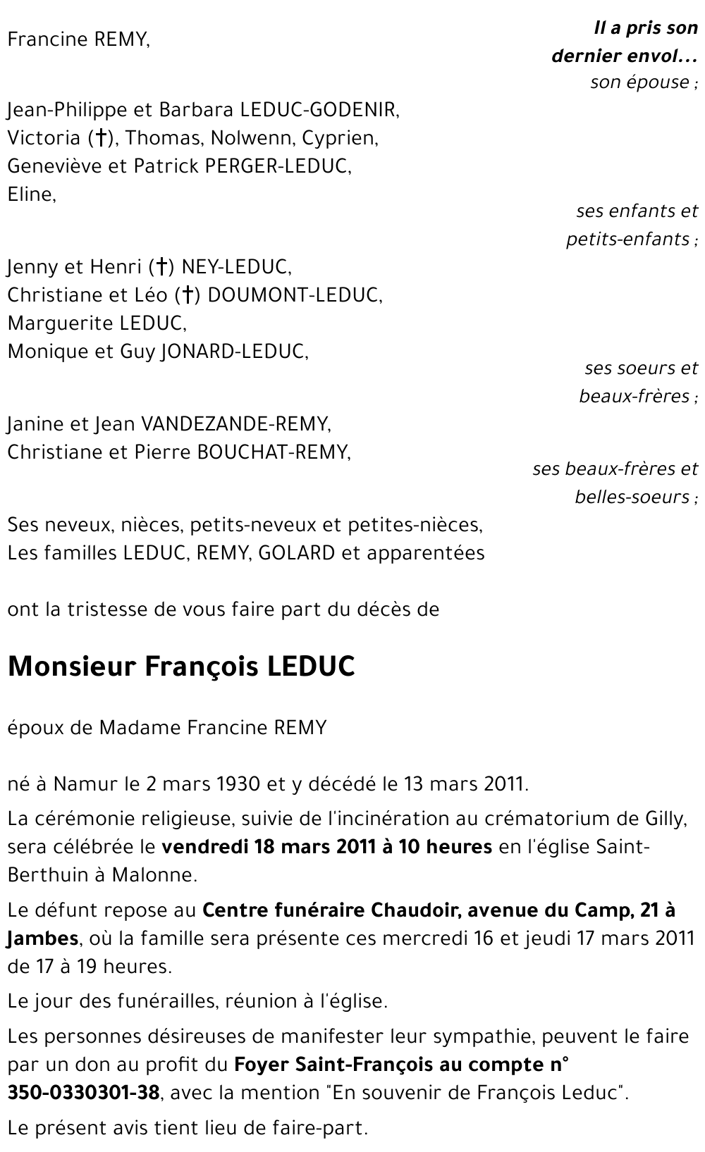 François LEDUC