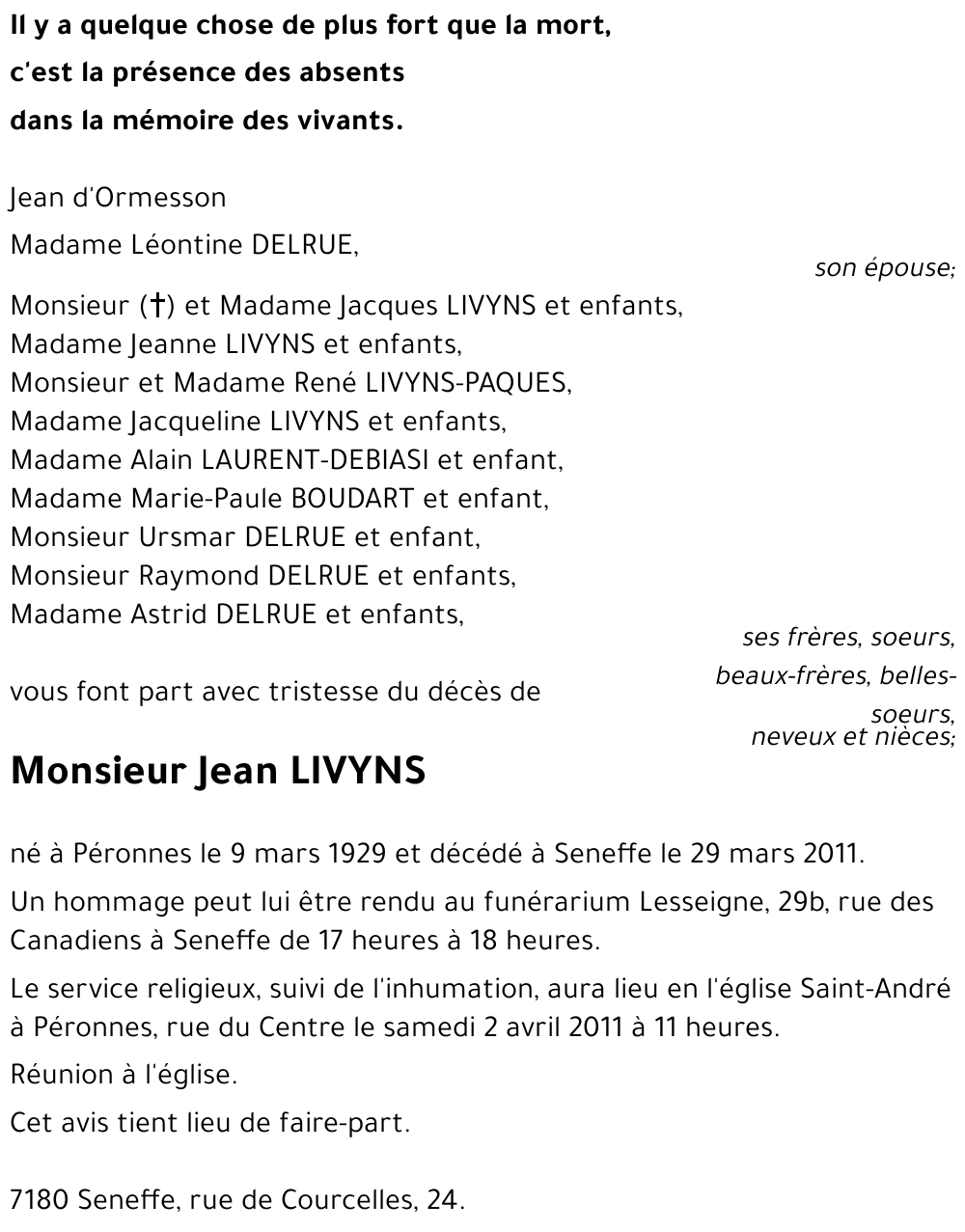 Jean LIVYNS