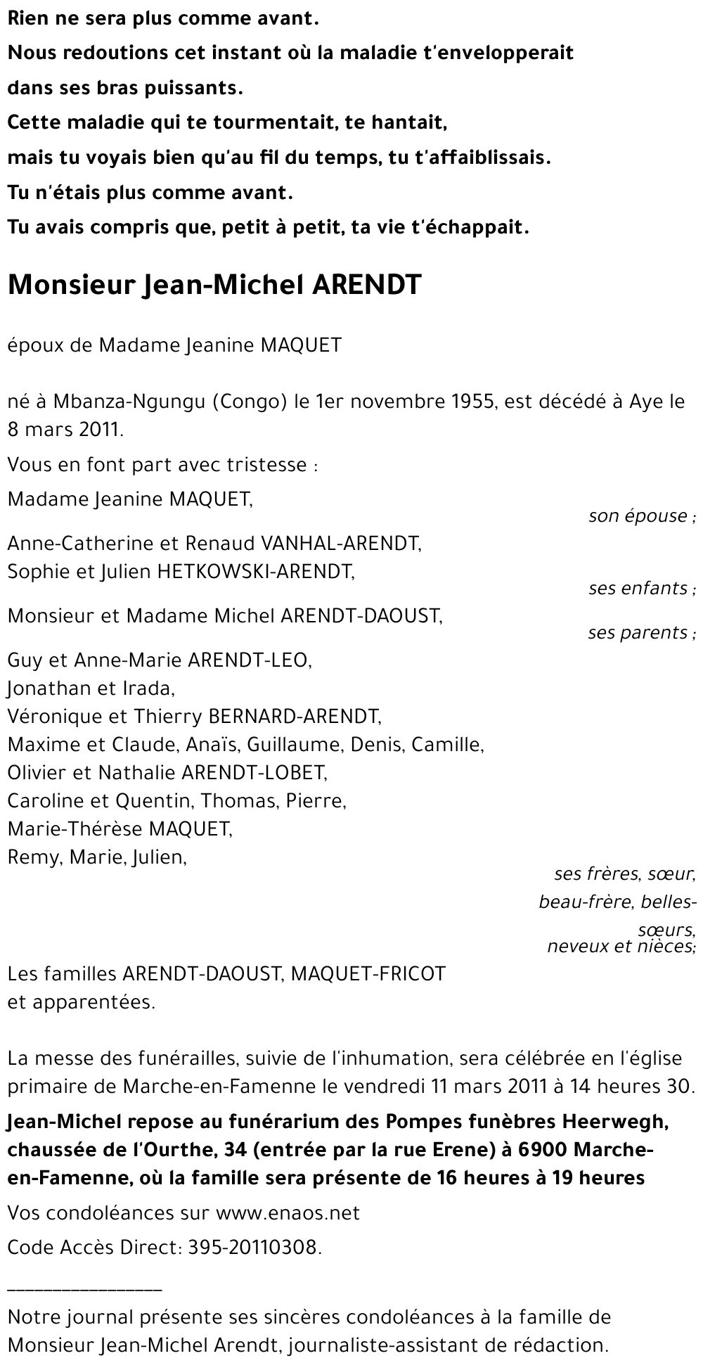 Jean-Michel ARENDT