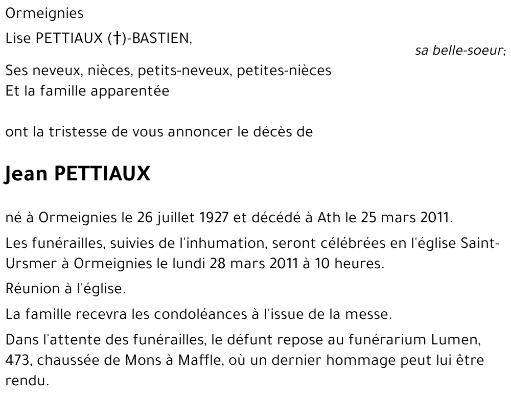Jean PETTIAUX