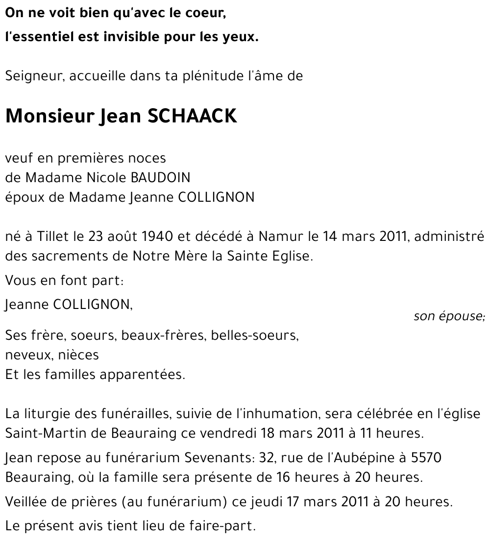 Jean SCHAACK