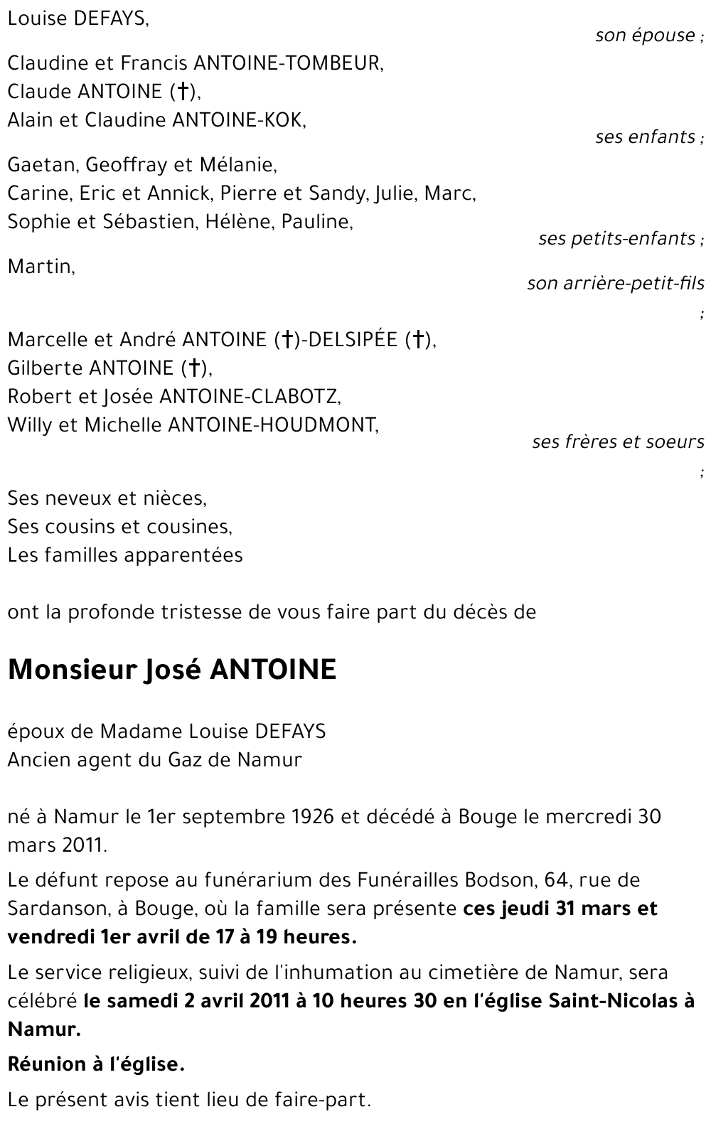 José ANTOINE