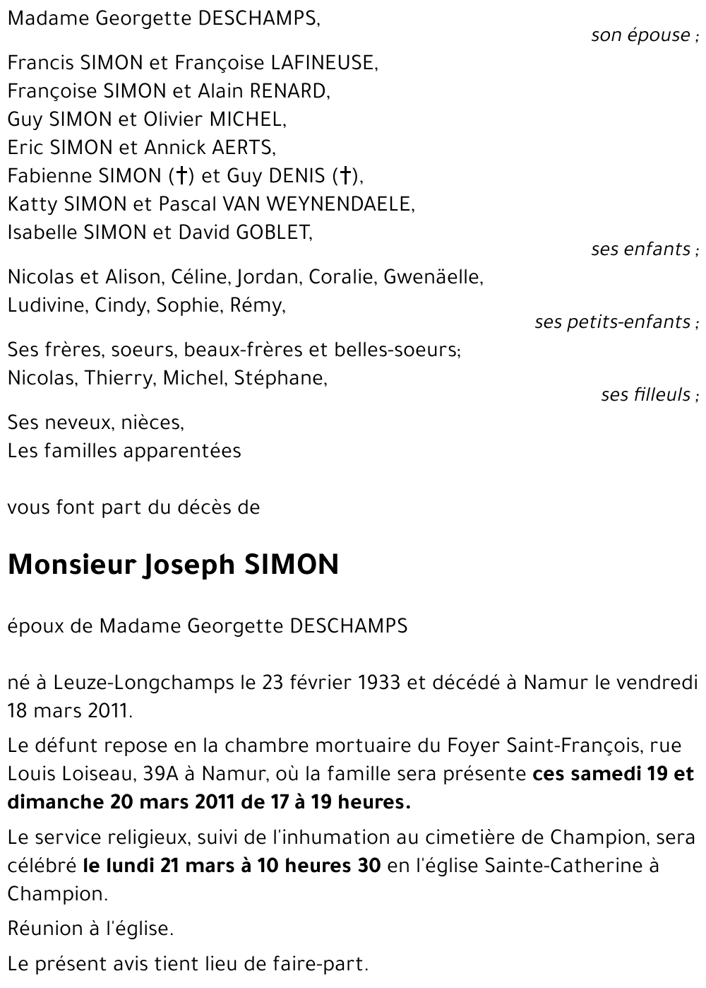 Joseph SIMON