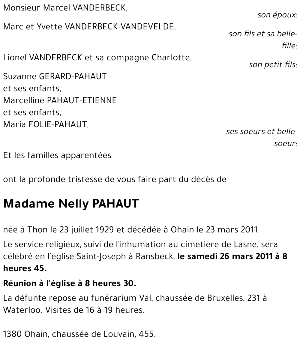 Nelly PAHAUT