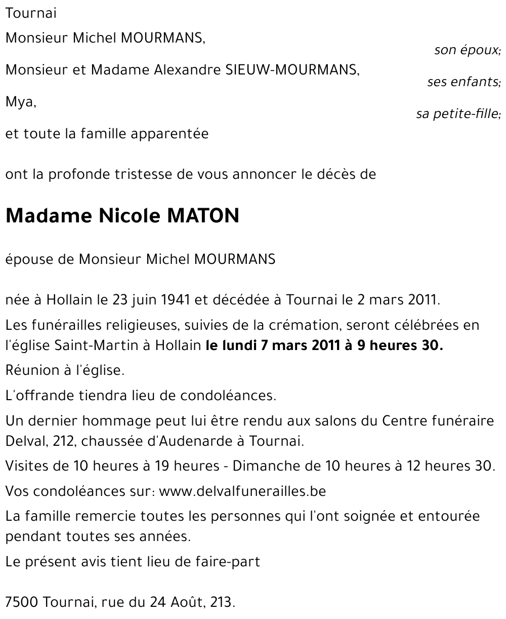 Nicole MATON