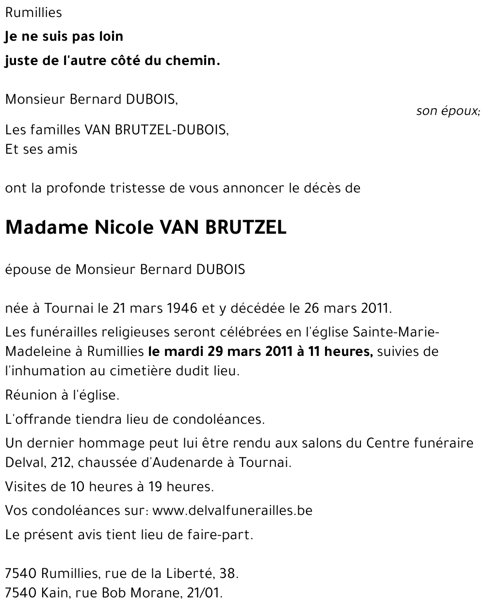 Nicole VAN BRUTZEL
