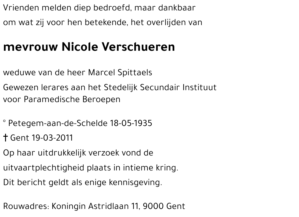 Nicole Verschueren
