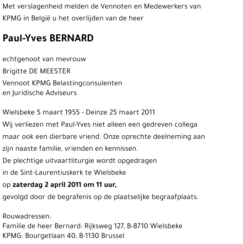 Paul-Yves BERNARD