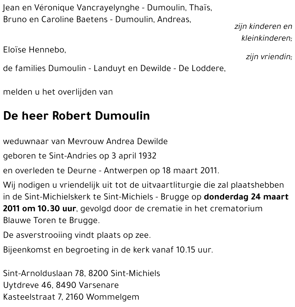 Robert Dumoulin