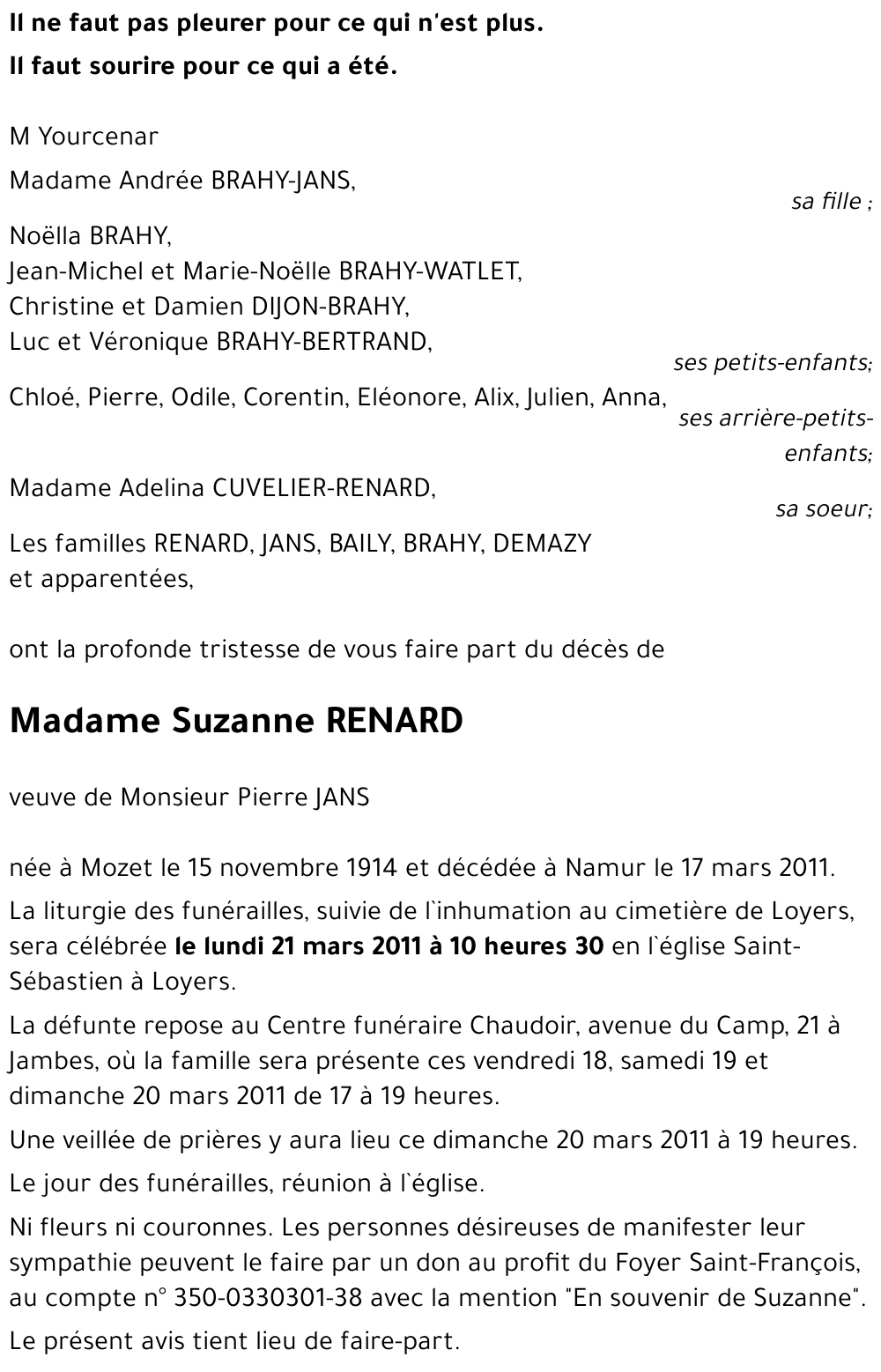 Suzanne RENARD