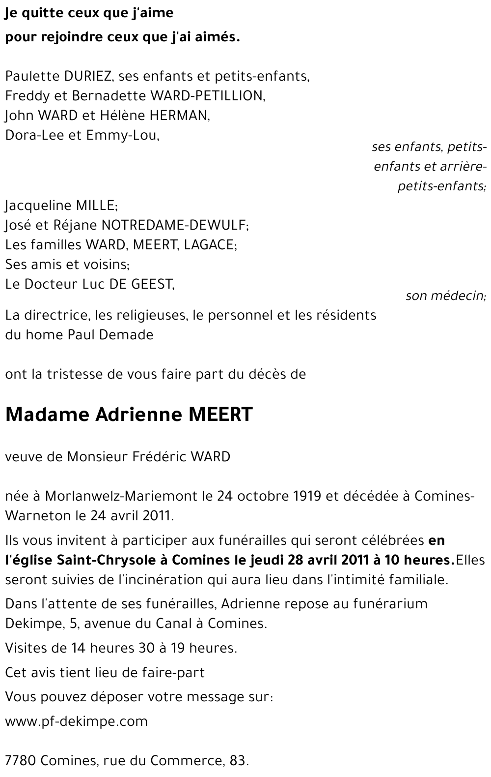 Adrienne MEERT
