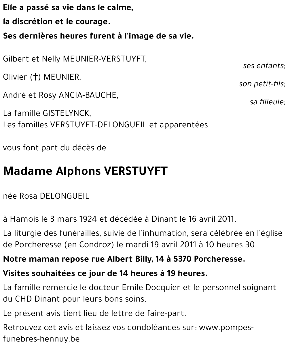 Alphons VERSTUYFT