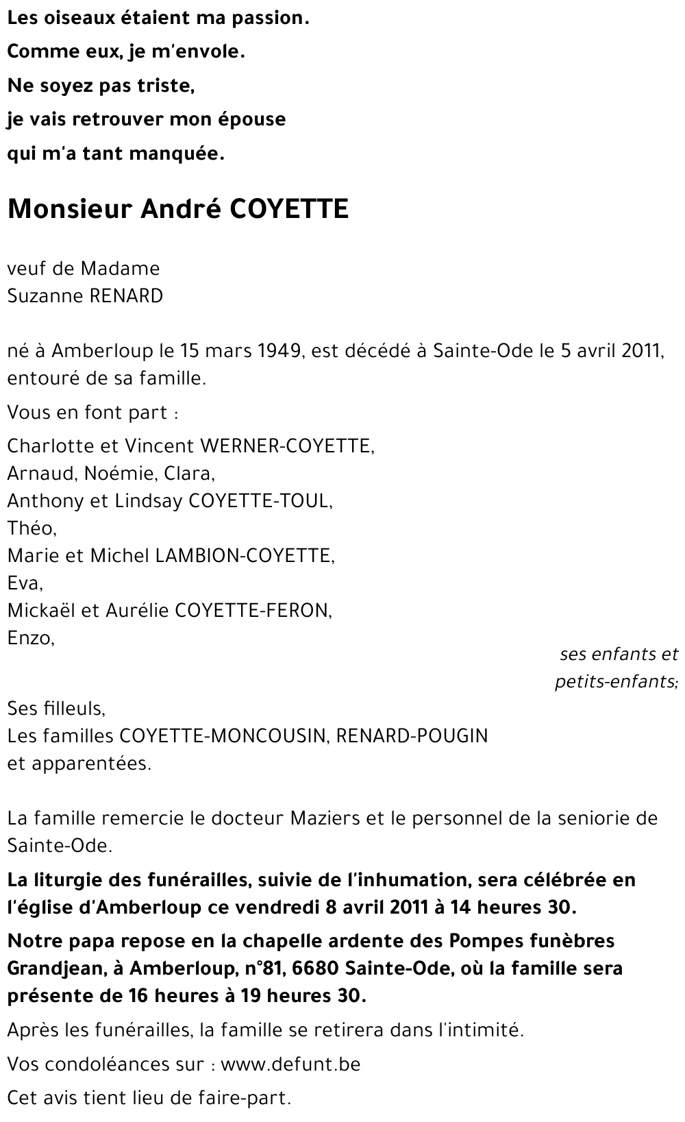 André COYETTE