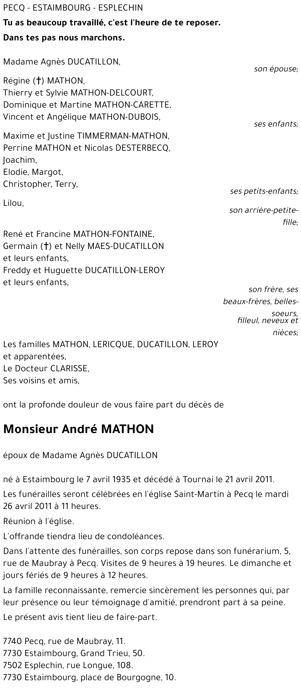 André MATHON