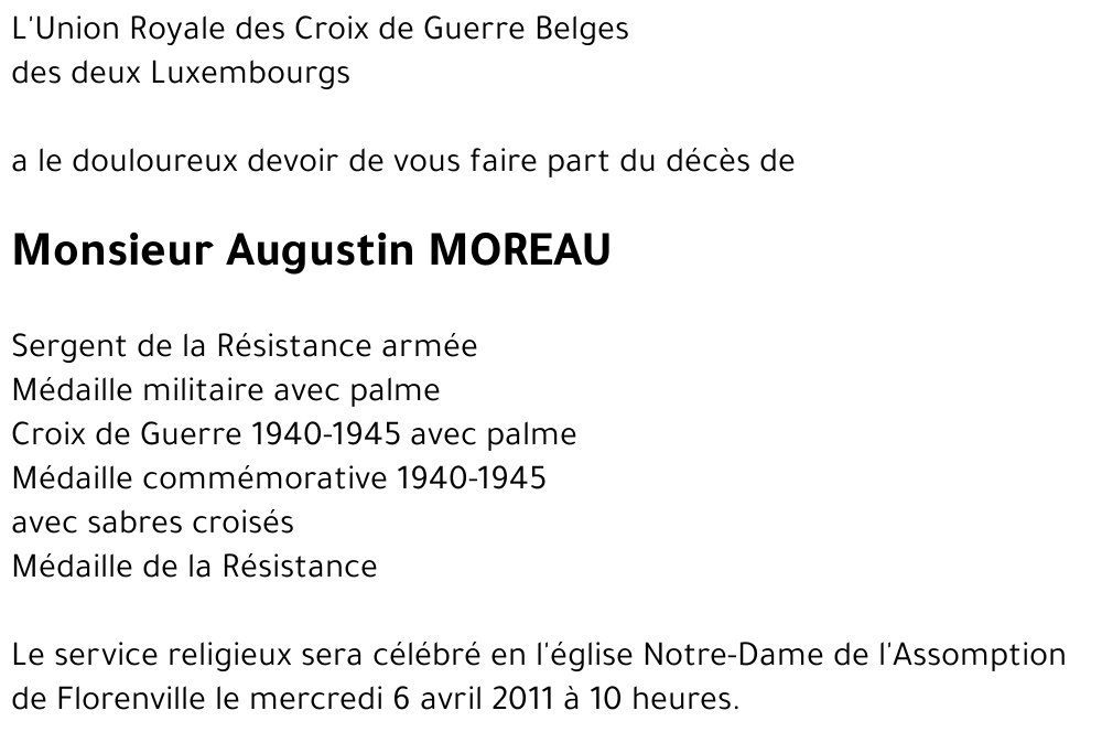 Augustin MOREAU