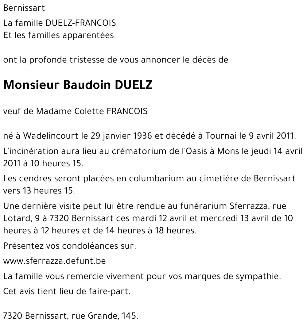 Baudoin DUELZ