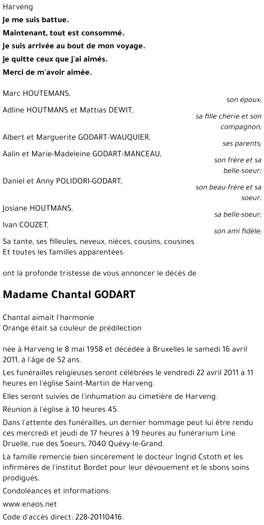 Chantal GODART