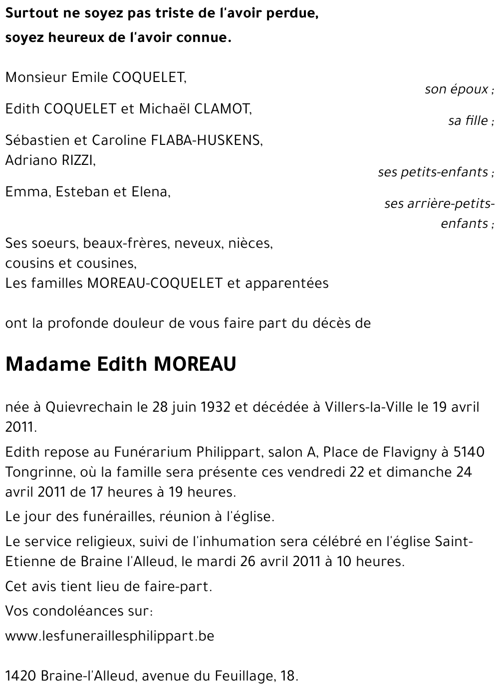 Edith MOREAU