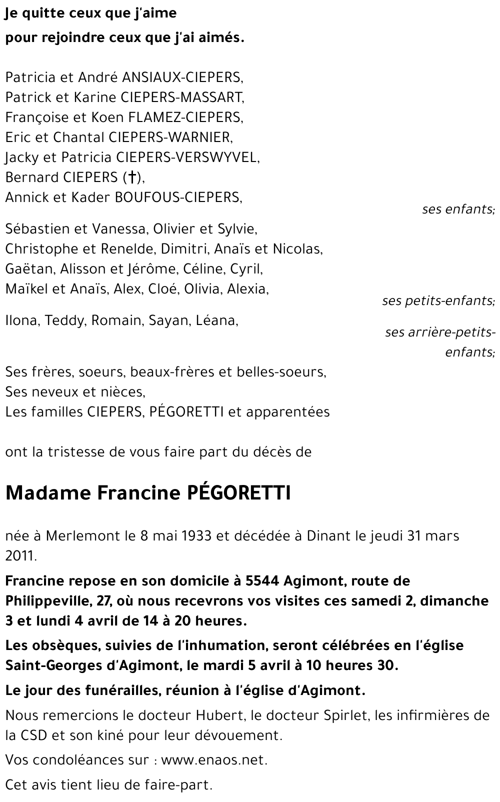 Francine PÉGORETTI