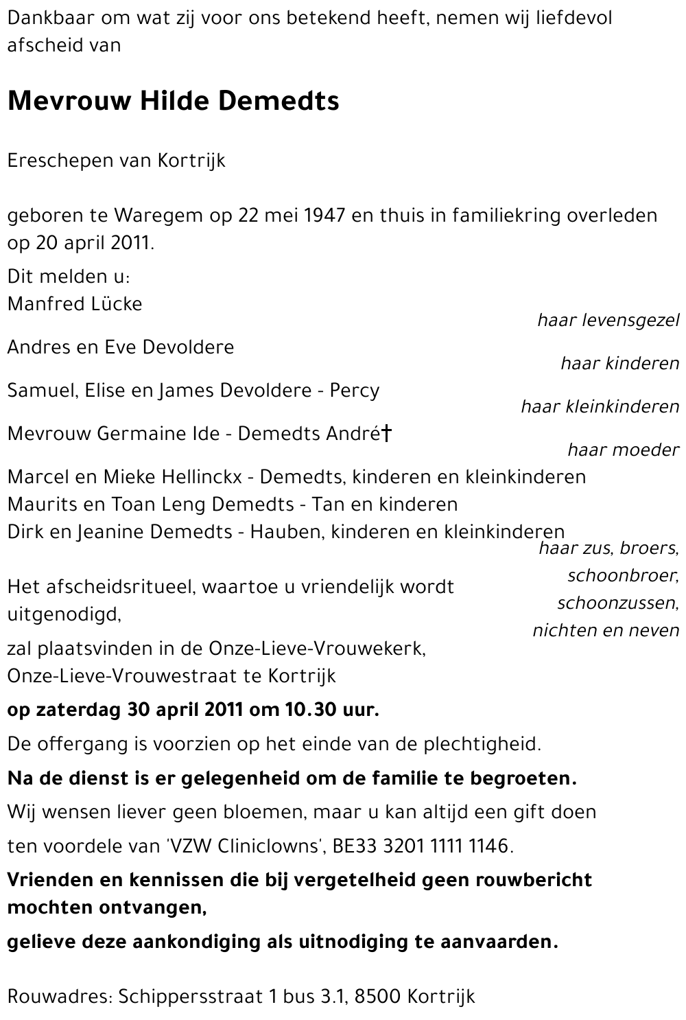 Hilde Demedts