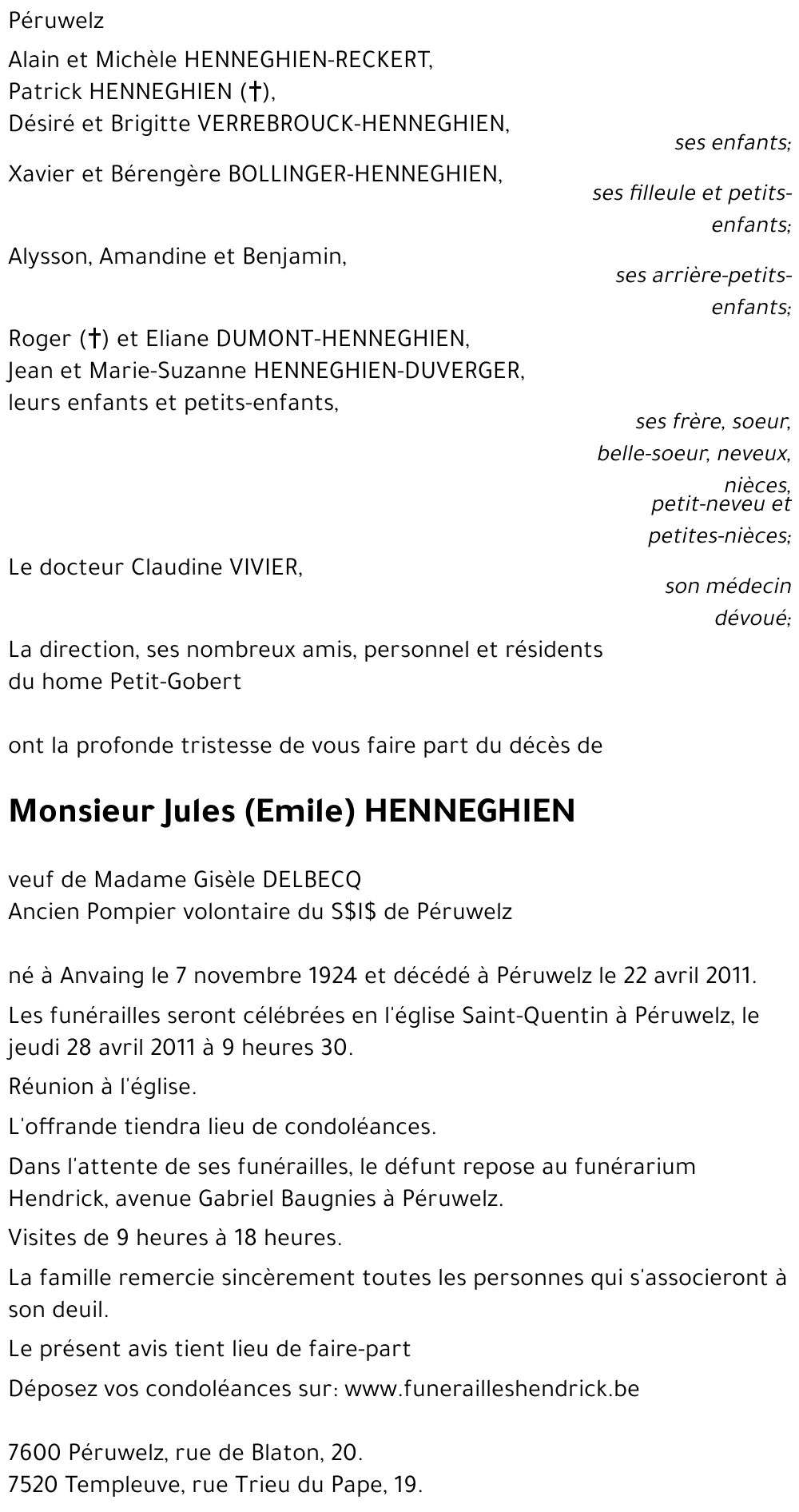 Jules HENNEGHIEN
