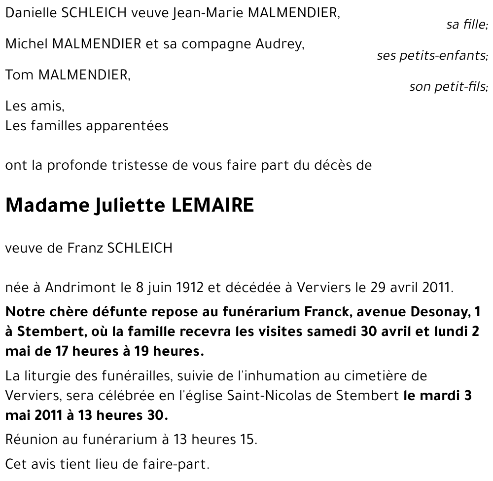 Juliette LEMAIRE