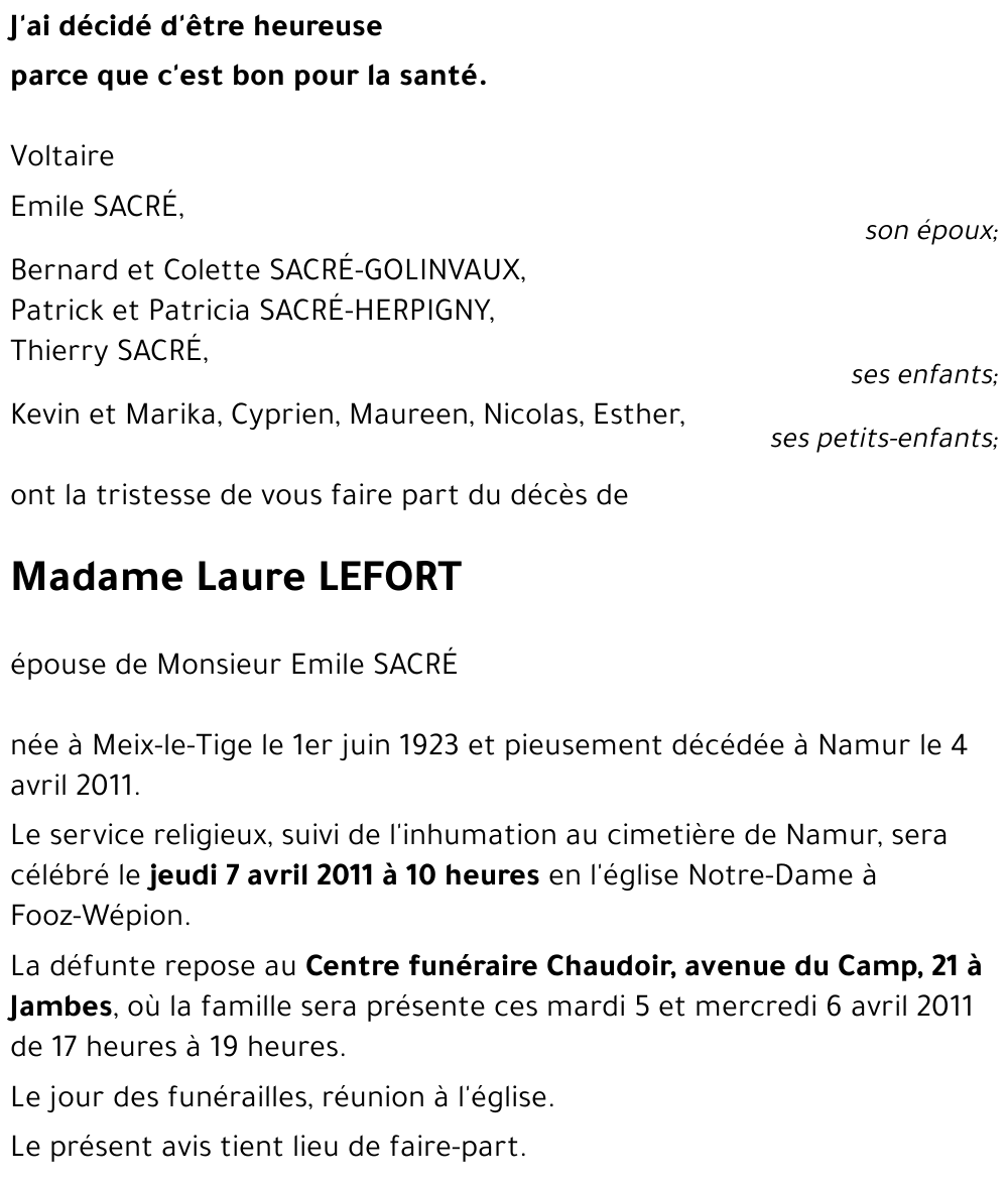 Laure LEFORT