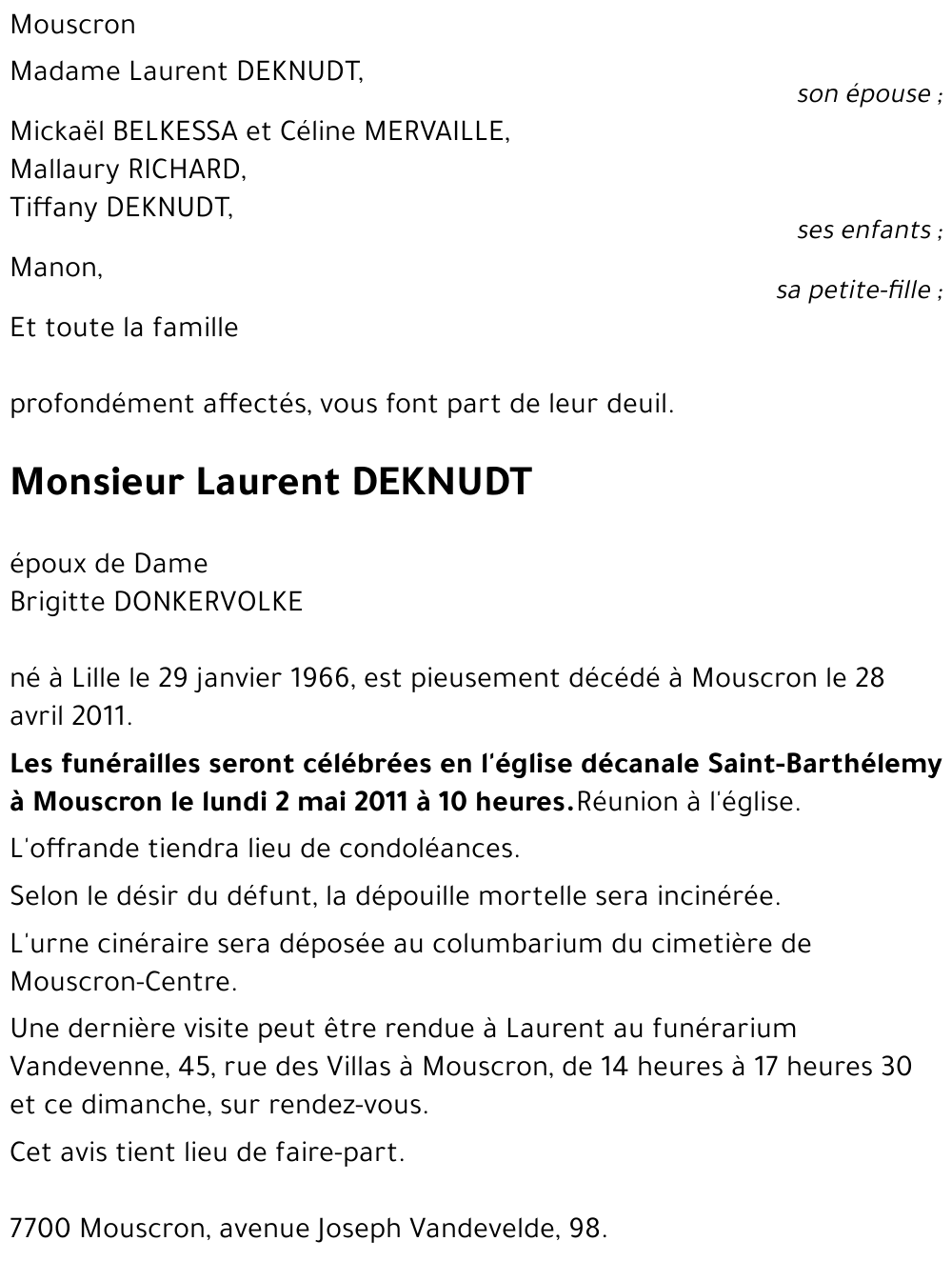 Laurent DEKNUDT