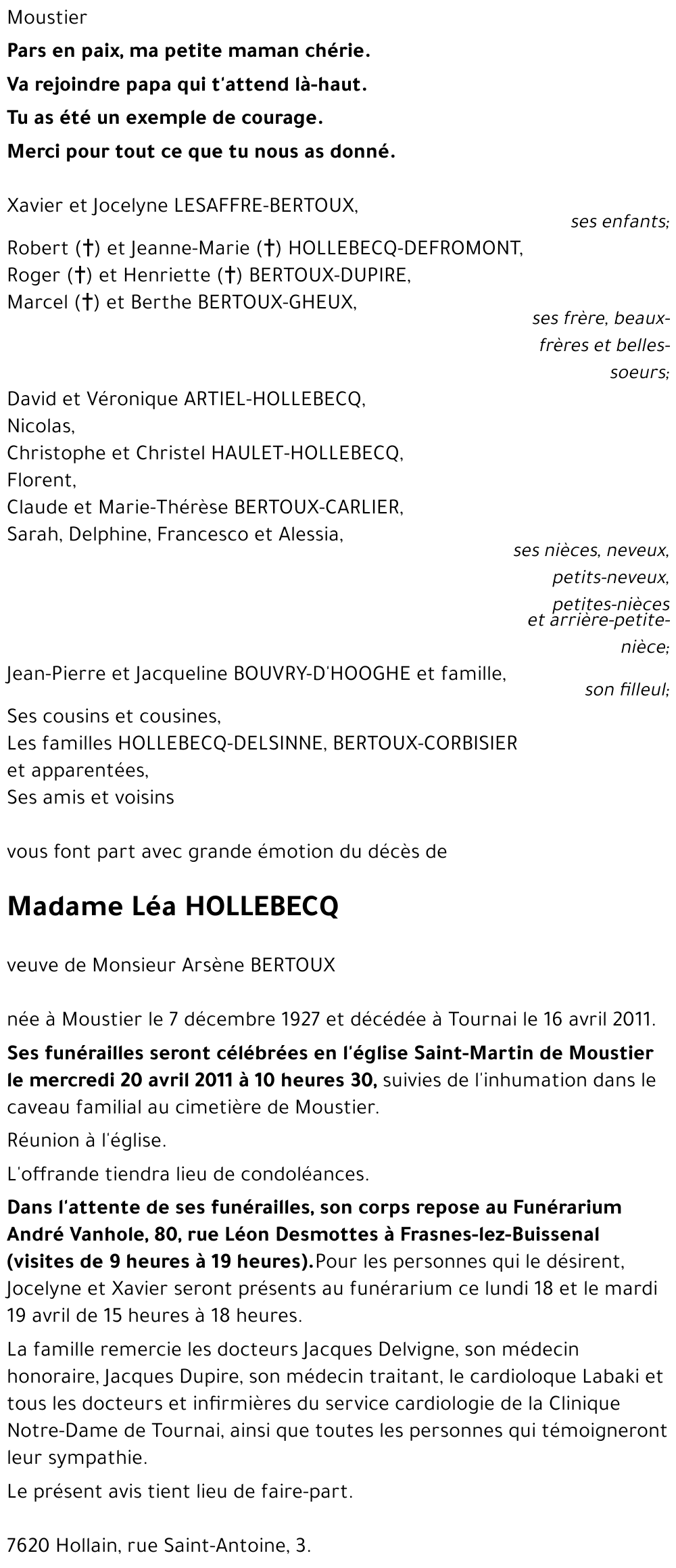 Léa HOLLEBECQ