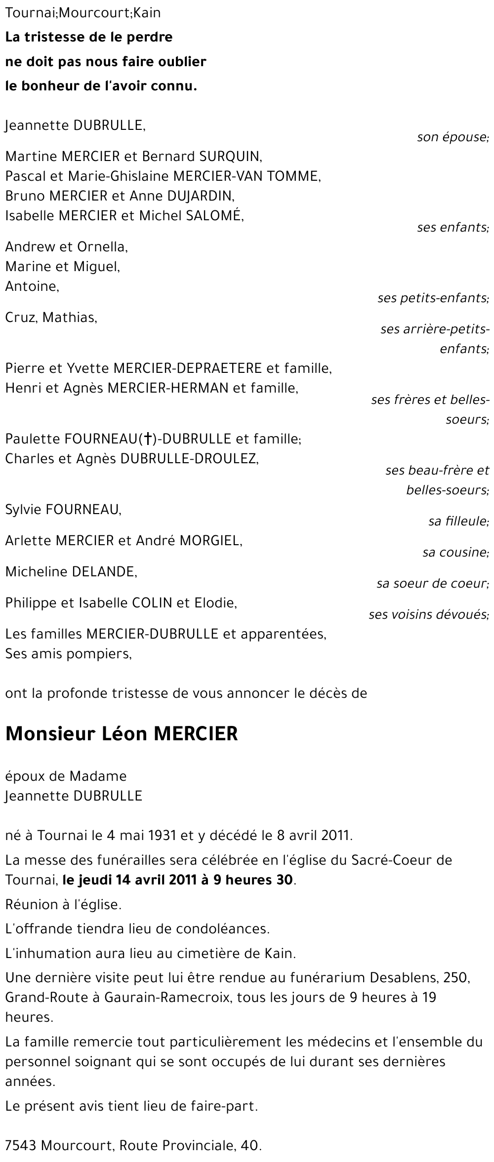 Léon MERCIER