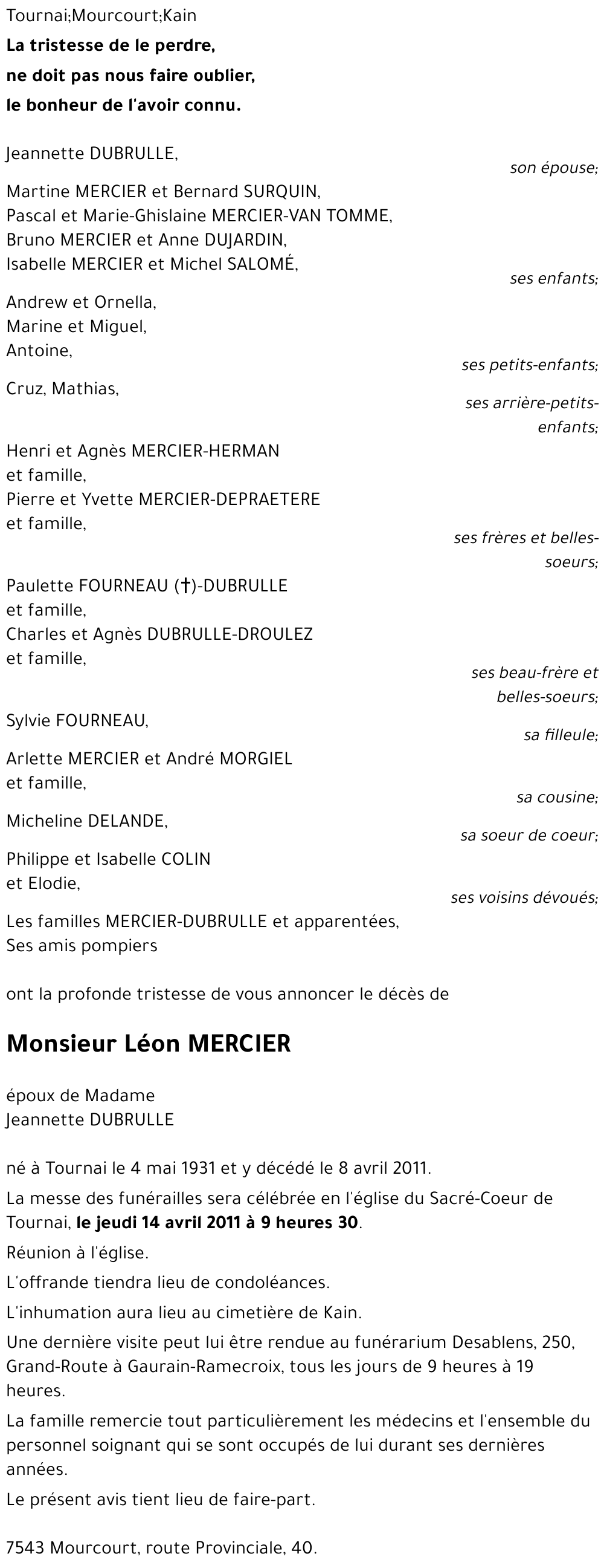 Léon MERCIER