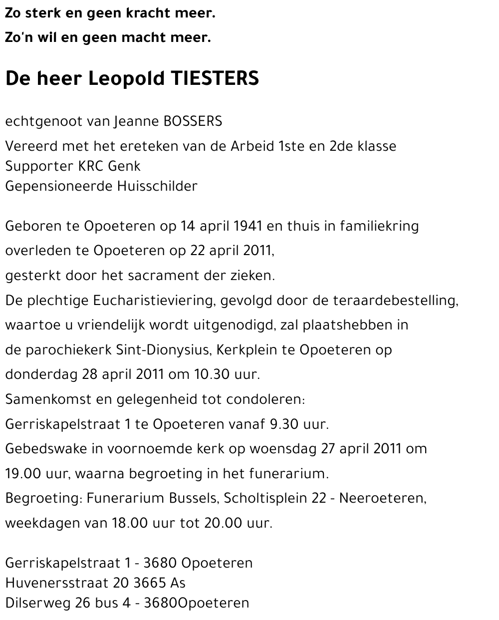 Leopold TIESTERS