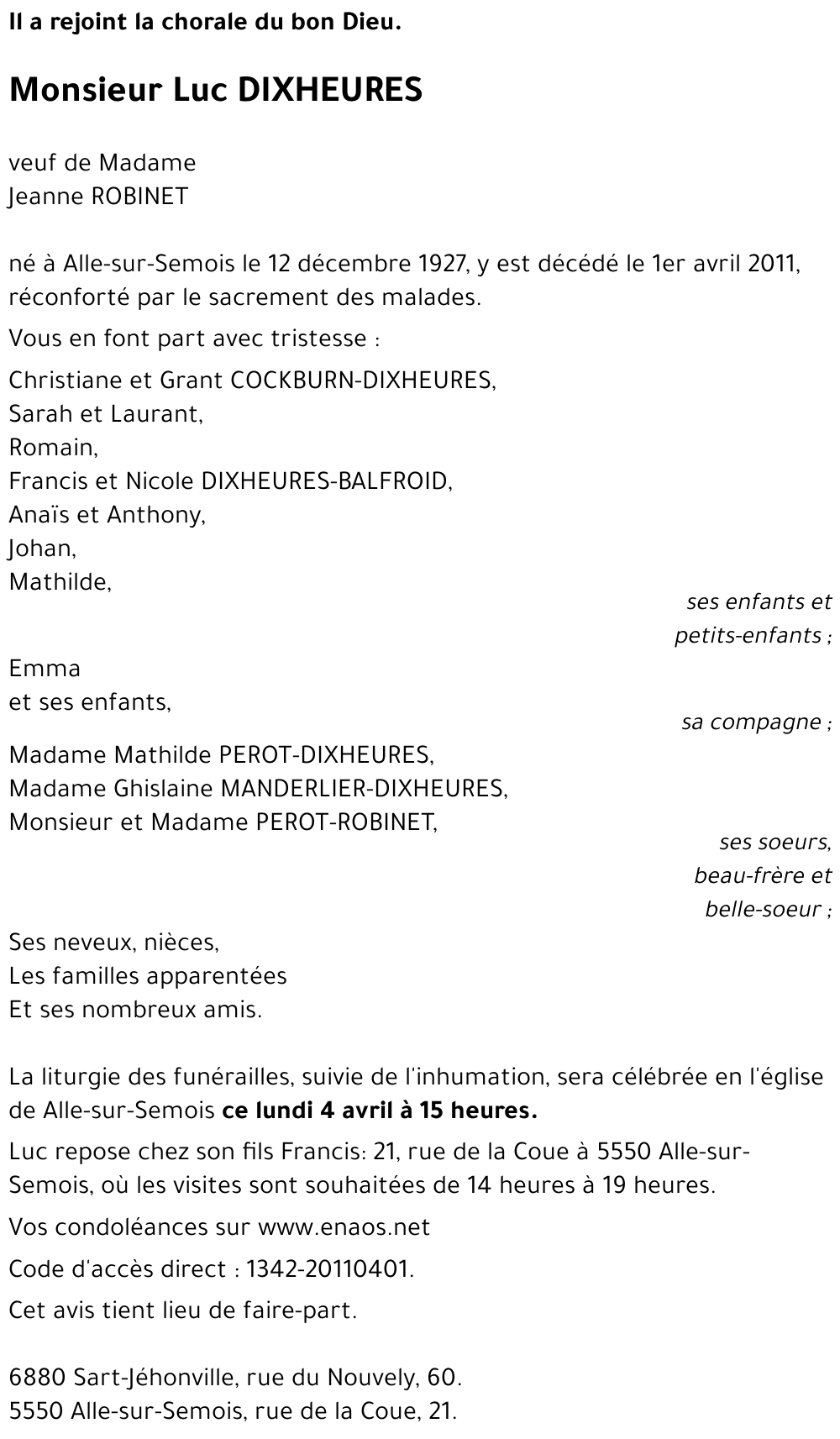 Luc DIXHEURES
