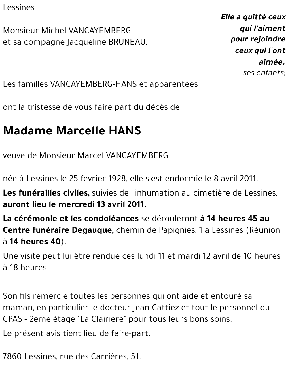 Marcelle HANS