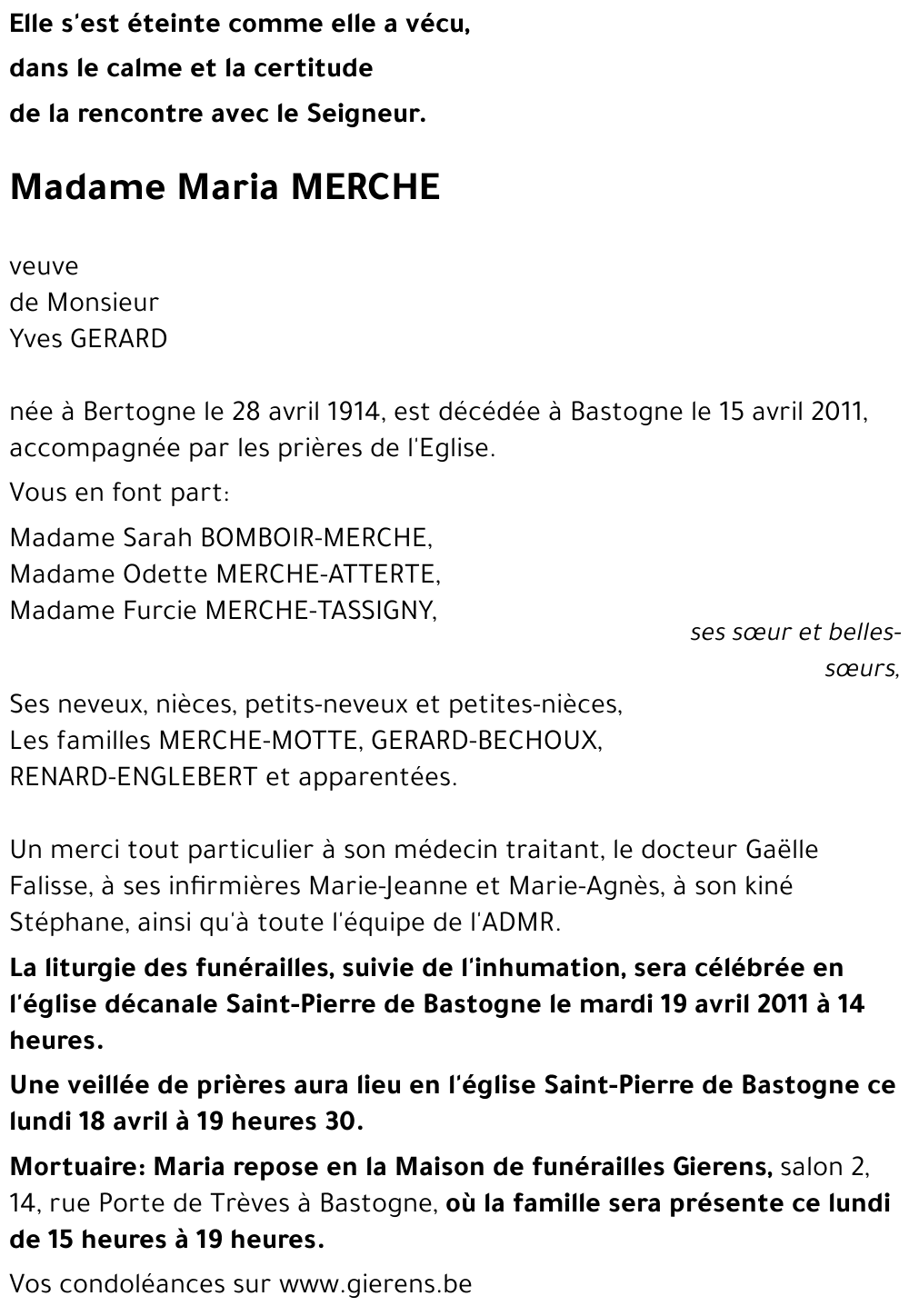 Maria MERCHE