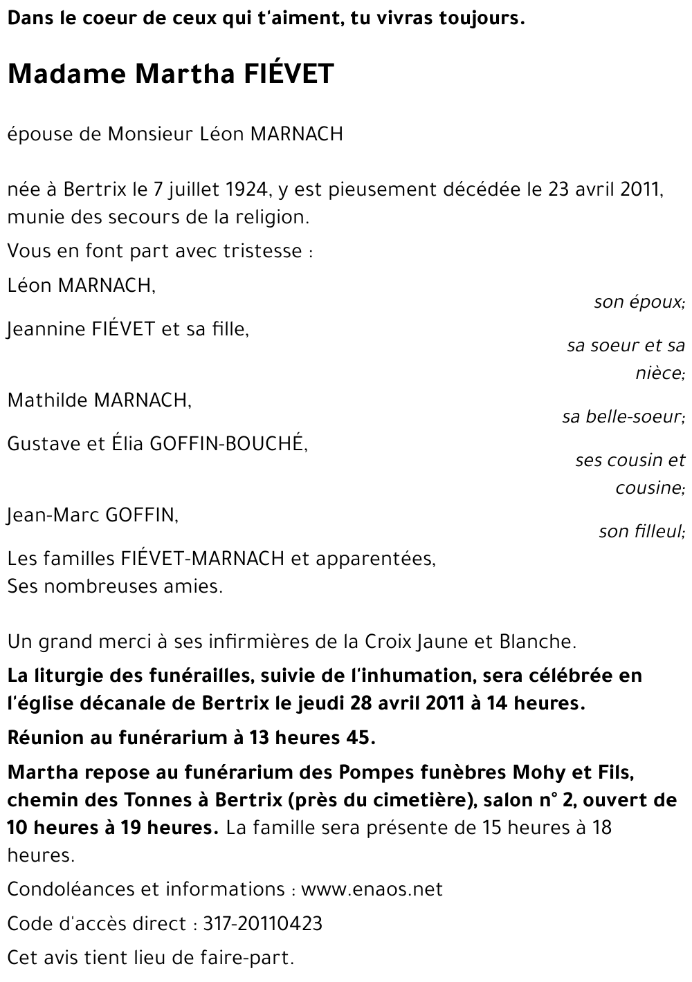 Martha FIEVIET