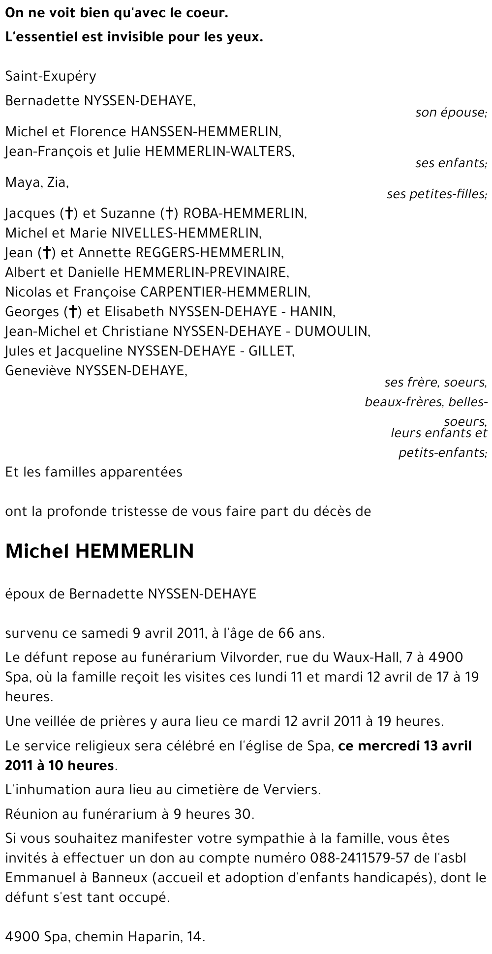Michel HEMMERLIN