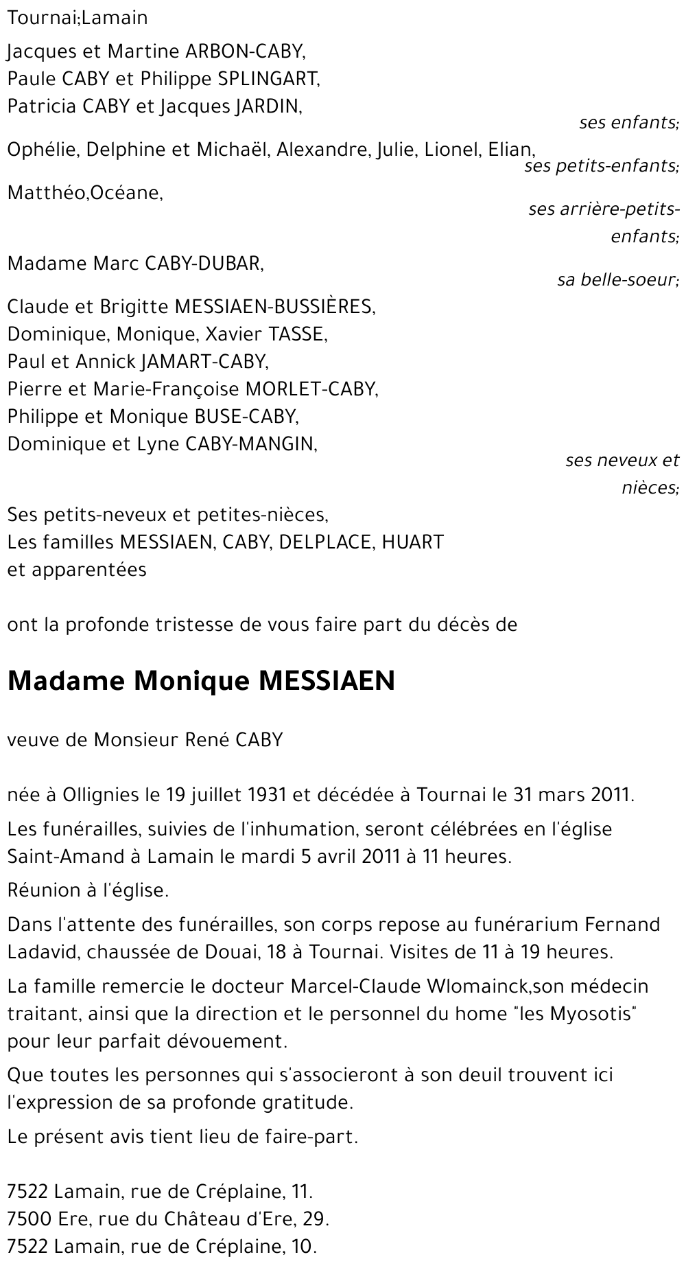 Monique MESSIAEN