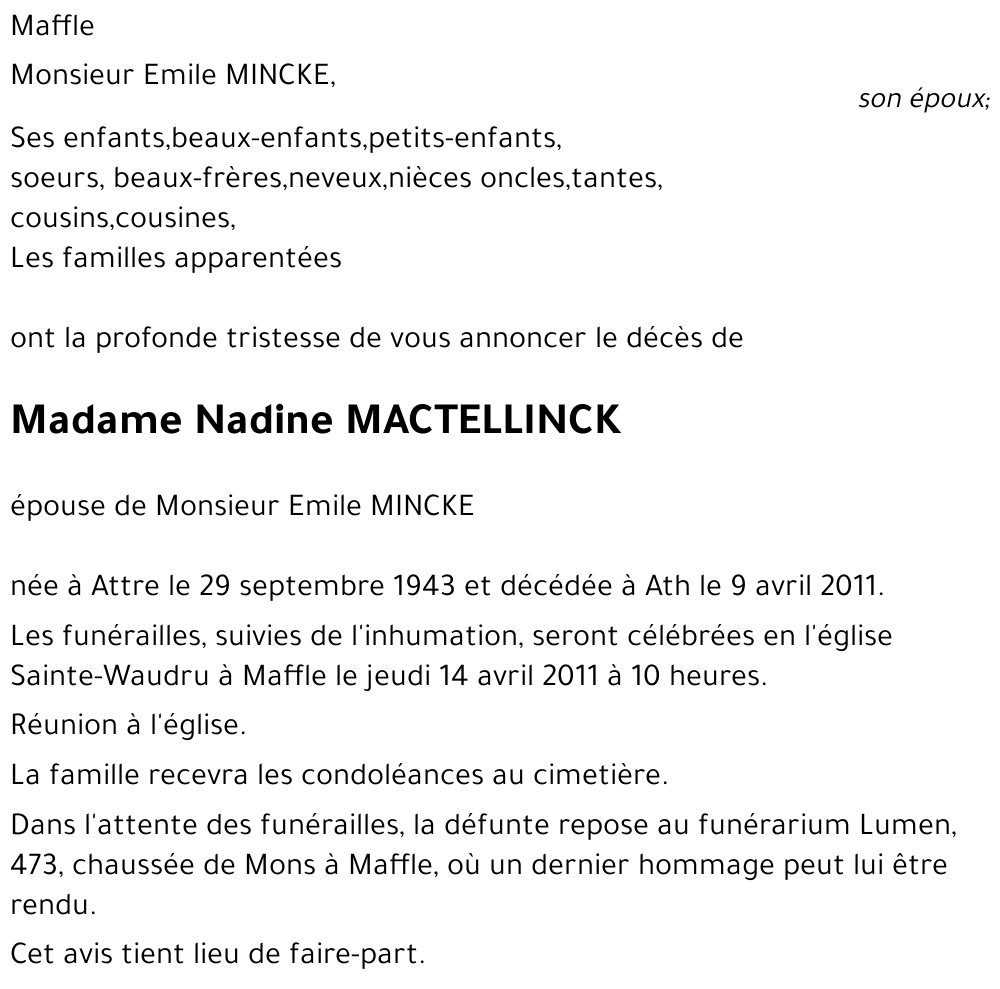 Nadine Machtellinck