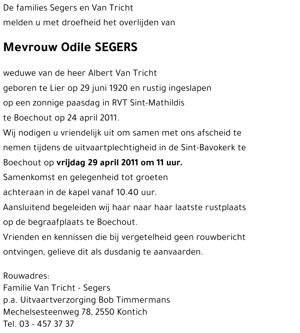 Odile SEGERS