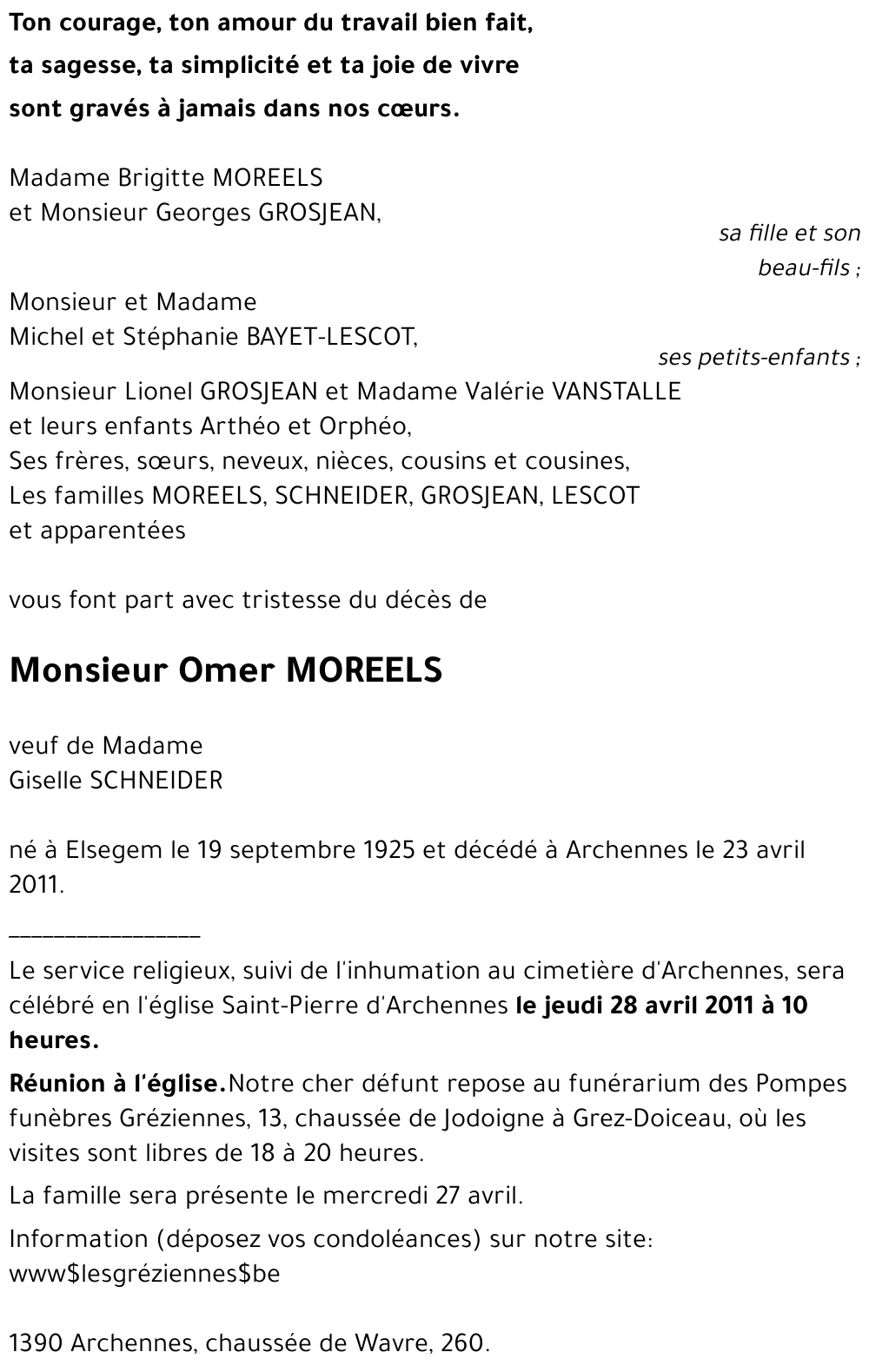 Omer MOREELS